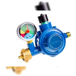 50 mbar Haushalts-Gasregler / Druckminderer / Gas Regler für Innenraum - geeignet f. Gasherd, Gaskocher