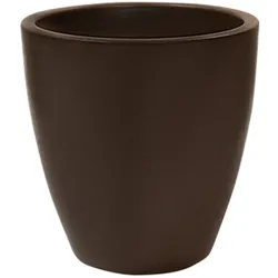 WellHome - Blumentopf aus Rotationsgeformtem Polyethylen 40L Ø40x40cm in der Farbe Bronze - Top garden Accord