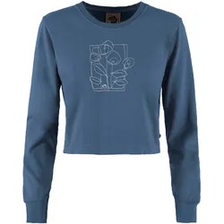 E9 ANEMONE Sweatshirt Damen | Gr. M | blau - blau