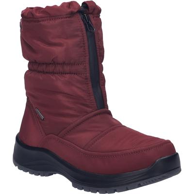 Stiefel JOSEF SEIBEL "Colorado 58, berry", Damen, Gr. 36, rot (berry), Obermaterial: 100% Textilmaterial TEXMAT., Schuhe Stiefel
