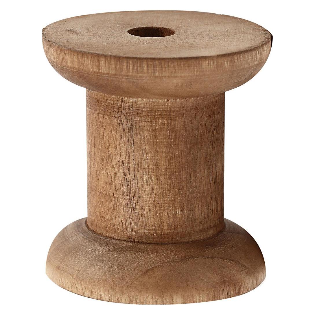 Creativ Company Holzartikel Spule 10 Stück, Braun (56466)