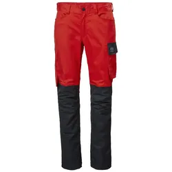 Bundhose "MANCHESTER" - D116 - alarmrot/schwarz