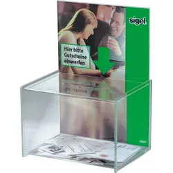 Sigel Aktionsbox 23x17x30cm Acryl glasklar Packung mit 6 Stück