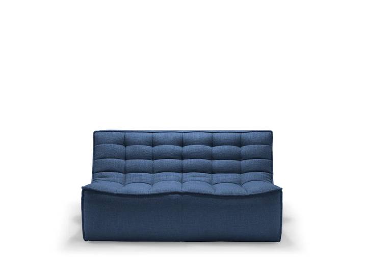 Ethnicraft N701 Sofa 2-Sitz Tuch blue