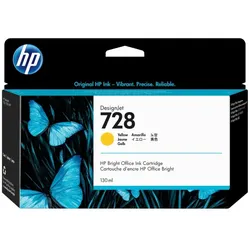 HP 728 Gelb DesignJet Druckerpatrone, 130 ml