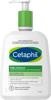 Cetaphil Loção Corporal Ultra Hidratante Daily Advance 473 ml