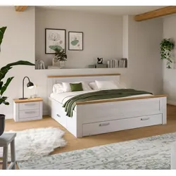 Schlafzimmer VERONA 3-teilig Lärchefarben, Eiche Artisan