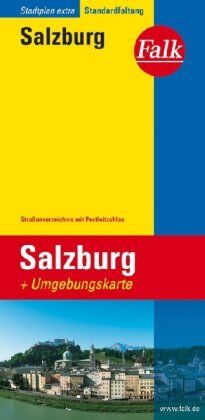 Falk Cityplan Extra Standardfaltung International Salzburg mit Straßenverzeichnis - Preis vom 11.10.2026 15:43:13 h