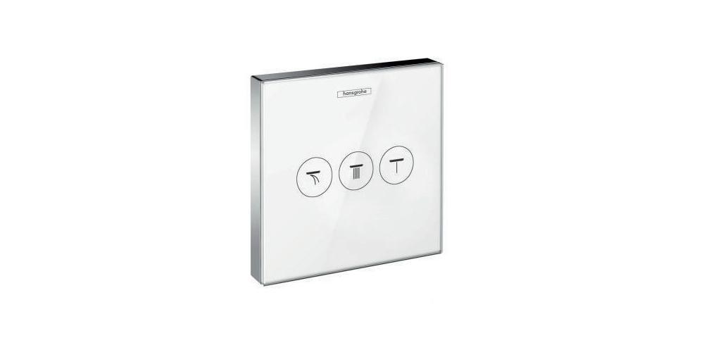 hansgrohe ShowerSelect Glas Ventil Unterputz für 3 Verbraucher