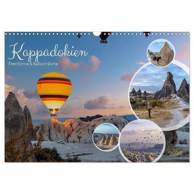 Kappadokien, Feentürme und Ballonträume (Wandkalender 2027 DIN A3 quer), CALVENDO Monatskalender