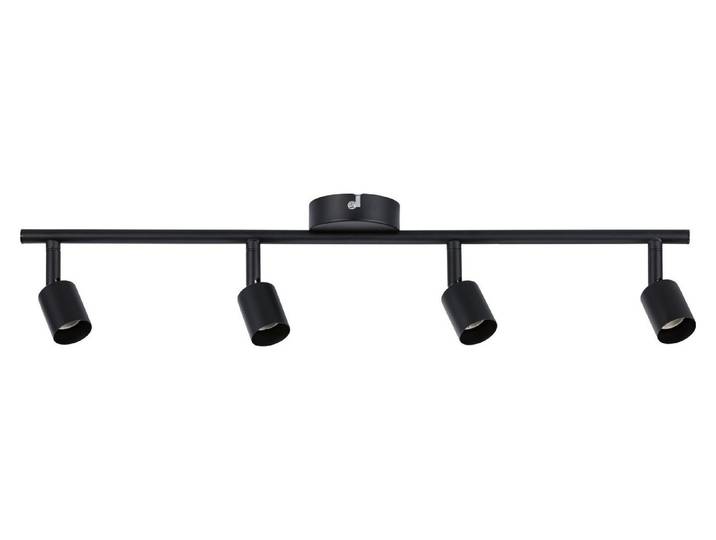 Paulmann Strahler Carolina Mattschwarz 4-flammig Gu10 max. 4 × 10 W