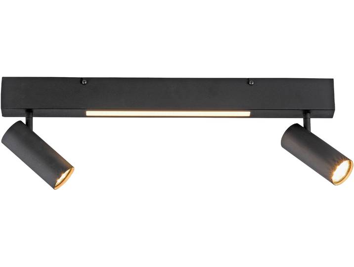 LED Deckenleuchte DANTE , schwarz, 2, H: 14,5cm, 1 Stk., SCHÖNER WOHNEN-KOLLEKTION, Leuchten, SCHÖNER WOHNEN Kollektion, dreh- und schwenkbar, LED Deckenleuchte, Topseller