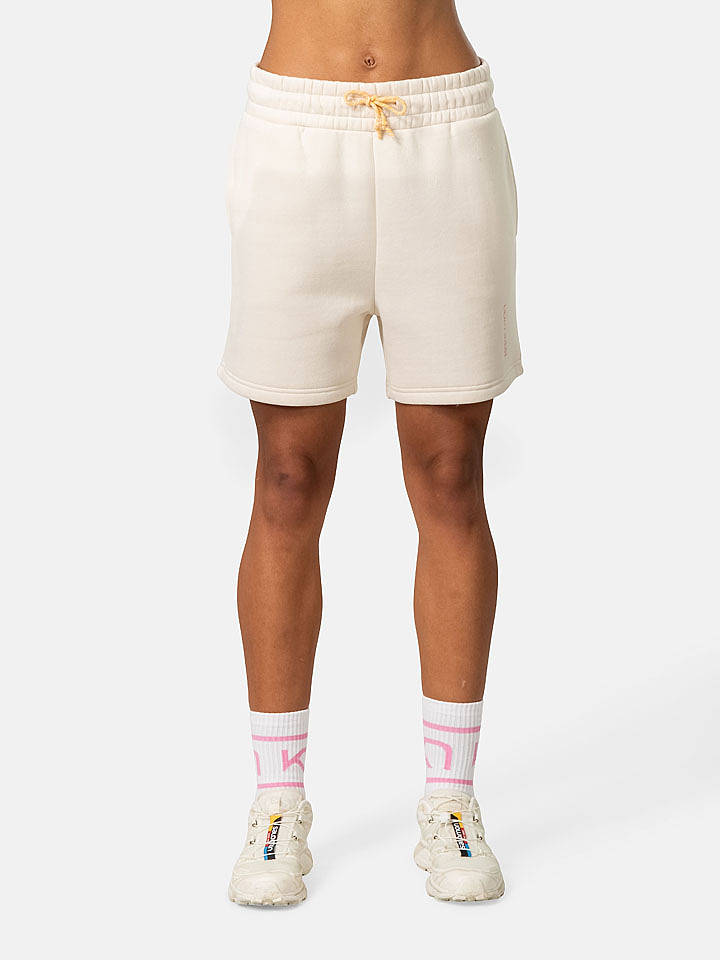 KARI TRAA Sweatshorts "Anelie" in Creme - XL
