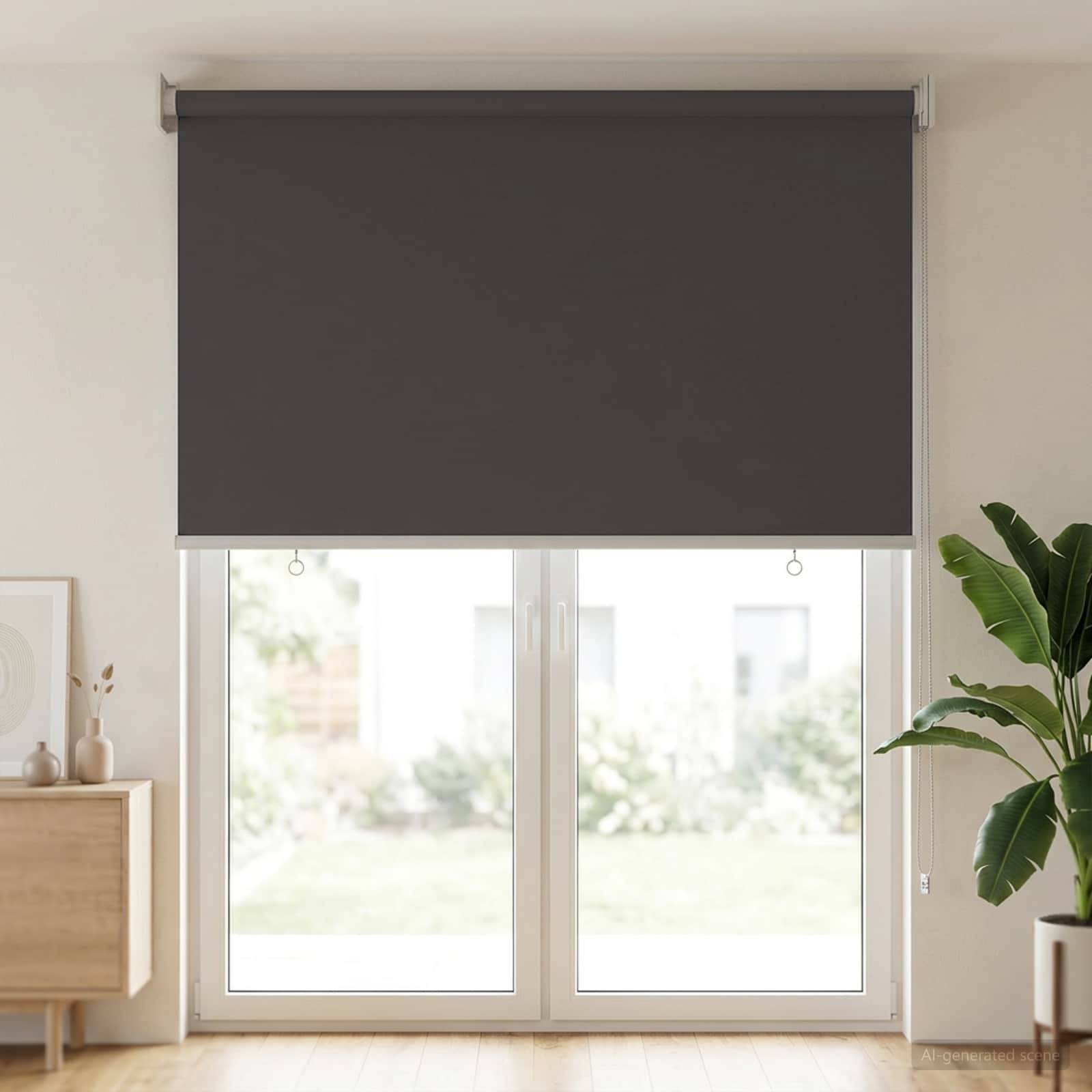 vidaXL Store roulant extérieur protection UV Anthracite