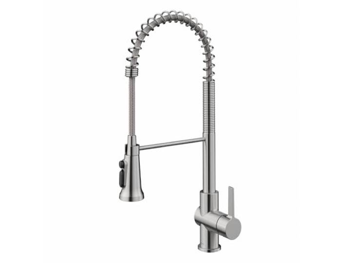 Kraus KFF-1691SFS Britt 2-in-1 Handelsstil, ausziehbarer Einhebelfilter, Küchenarmatur für Umkehrosmose oder Wasserfiltersystem, fleckenfreier Edelstahl