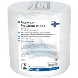 MaiMed MyClean Wipes premium - 8 x 140 Tücher | (15 x 30 cm)