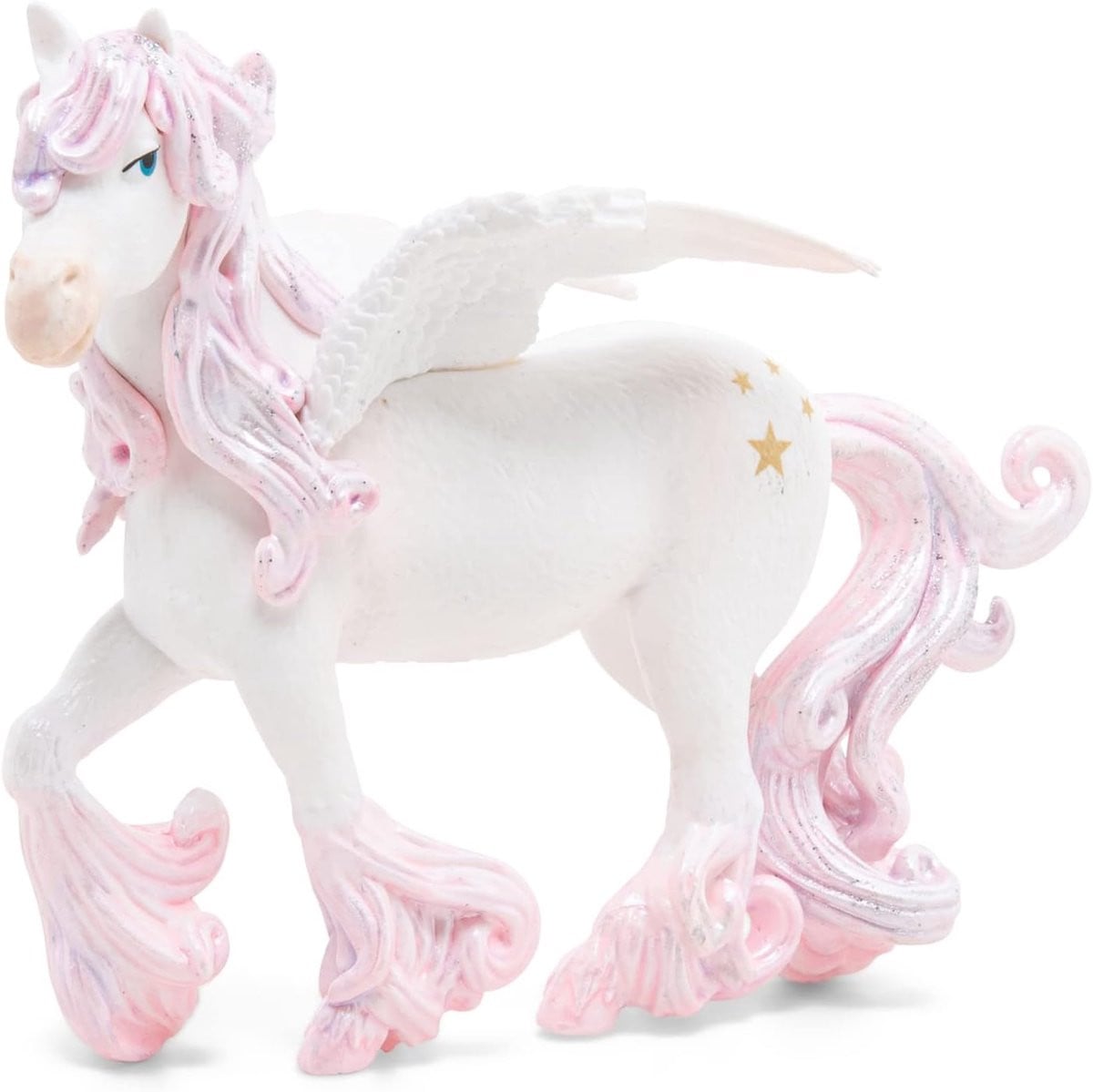 Betoverde Pegasus Beeldje - Magisch Paard Figuur - Meerkleurig