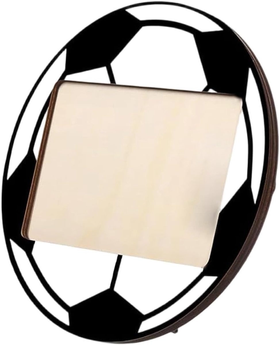 Houten Fotolijst Voetbal - Meerkleurig - 20 cm