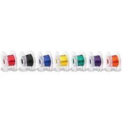 Donau, Kabelleitung, KUPFER LACKDRAHT SET 0,10 mm - 7x10 m (10 m)