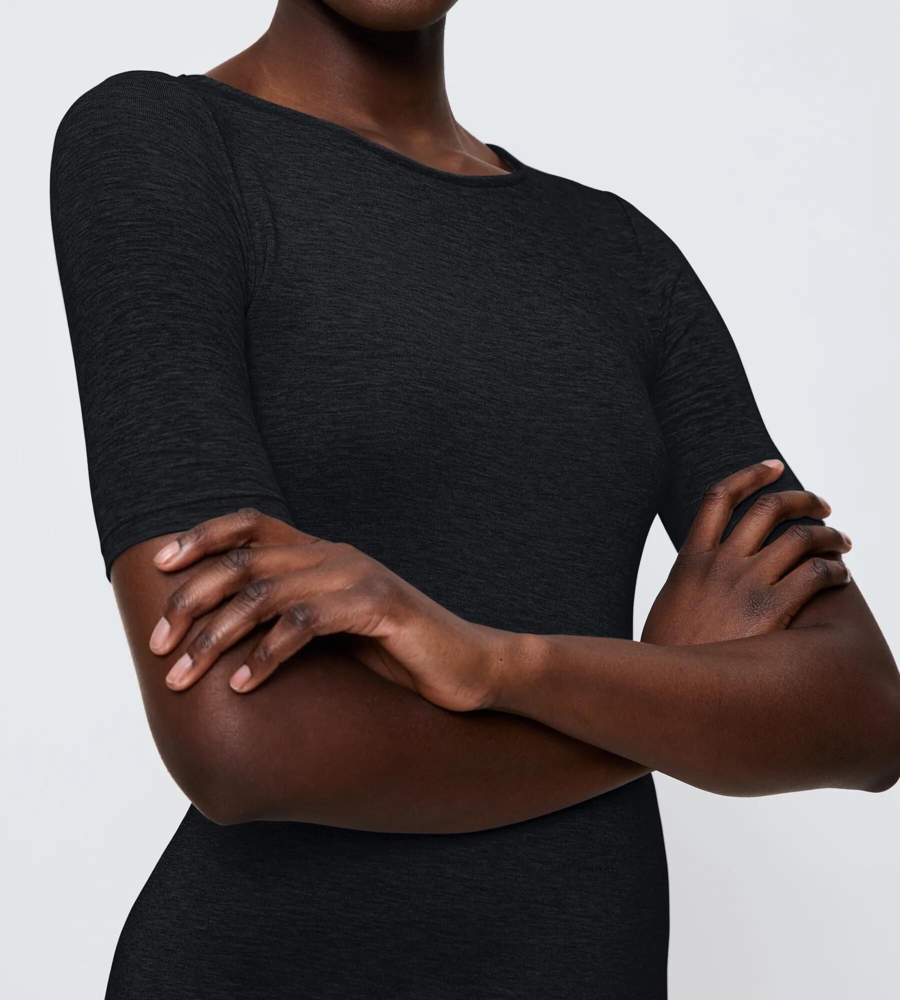 Triumph "Beauty Layers SSL Top Wool" weiche Wolle, Rundhalsausschnitt, wärmend schwarz M