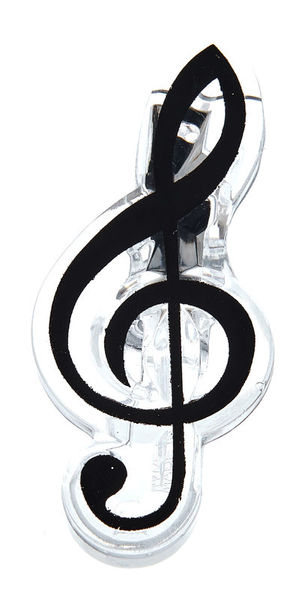 agifty Music Clip Violin Clef Black nero