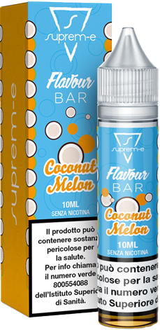 Suprem-e Coconut Melon Flavour Bar Liquido Mini Shot Mix 10ml Cocco Melone