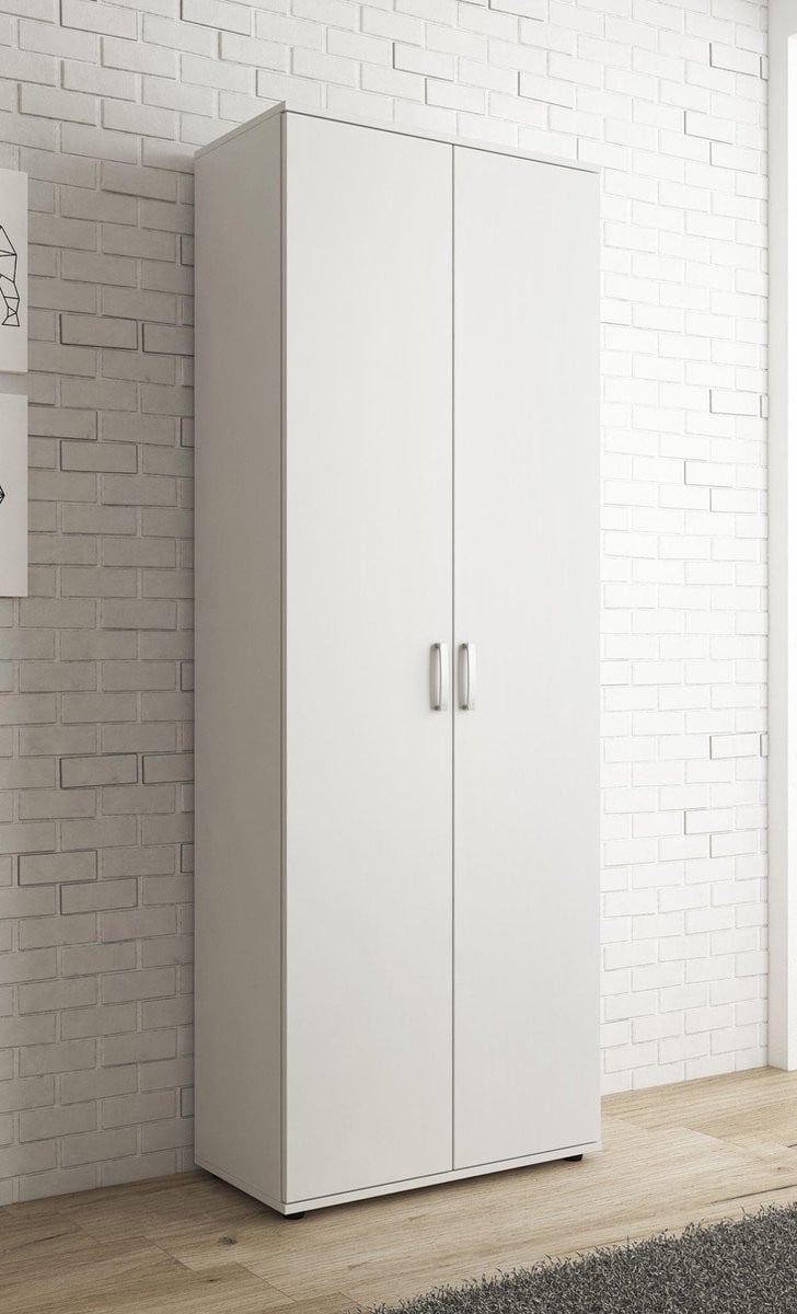 Meubella Odette Schoenenkast - Wit - 70 cm