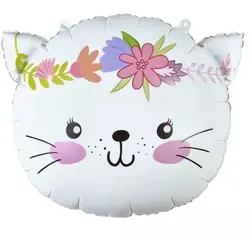Ballon aus Folie in Katzenform - 44x35 cm