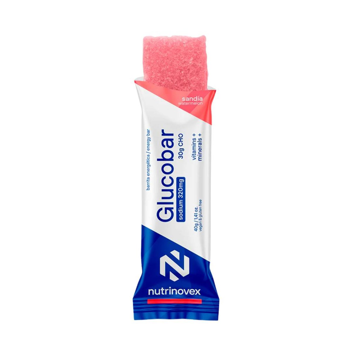 Barra energética Nutrinovex Glucobar Melancia 35 g Unisex