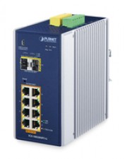 Planet DIN-Rail L2+/L3 Manageable Industrial Gigabit POE Switch 1 Gbps Power over Ethernet (IGS-10020HPT-U)