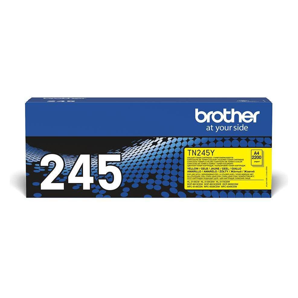 Brother Toner Yellow Pages: 2.200 (Y) (TN-245Y)