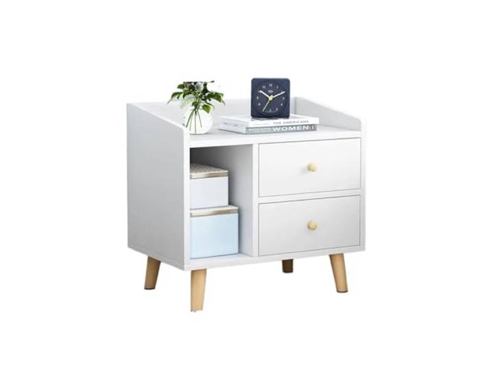 QCKNKMGG Nachttisch, Nachttisch aus Holz 02/01 for Schlafzimmer, Wohnzimmer, Sofa, Schlafsaal, Büro: Aufbewahrung(01)