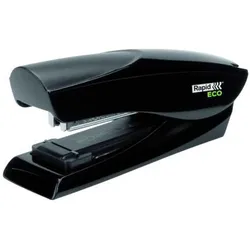Esselte, Heftgerät, Heftapparat Rapid Eco Super Flat Clinch, Heftkapazität 25 Blatt, schwarz (25 Blätter)