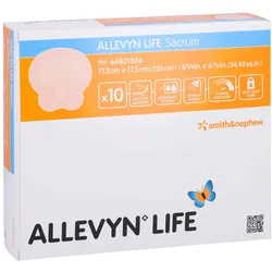 Allevyn Life Sacrum kl.17,2x17,5cm Silik 10 St