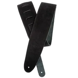 D’Addario Gitarrengurt - Wildleder, Black - Gitarrengurt