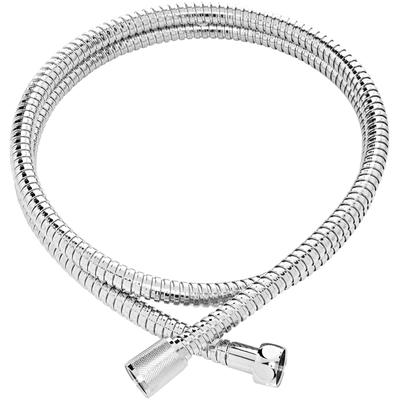 Brauseschlauch ADOB "Exklusiv", grau (chrom), L:1,25m, Edelstahl, Schläuche, Verschraubungen aus Messing verchromt
