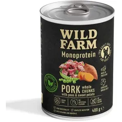 Wild Farm Hunde Monoprotein Schweinefleisch 400 g