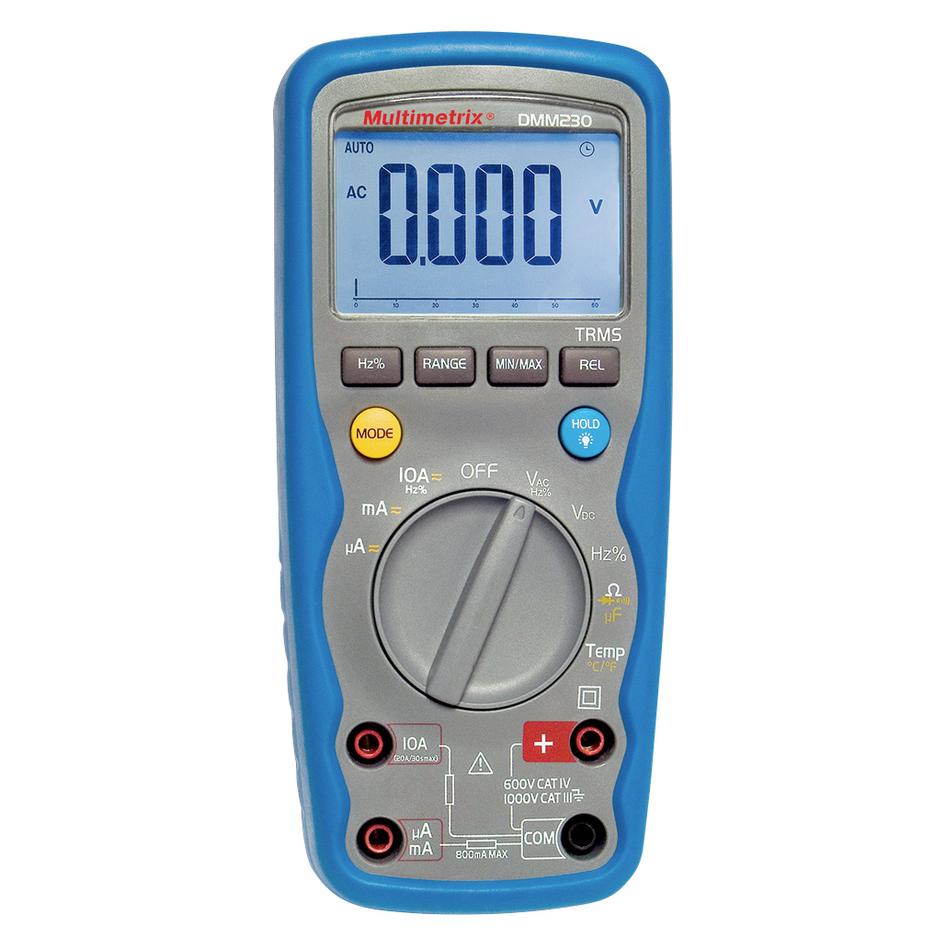 Multimetrix Hand Multimeter DMM 230 (CAT III 1000V, CAT IV 600V, Hand-Multimeter) (P06231412)