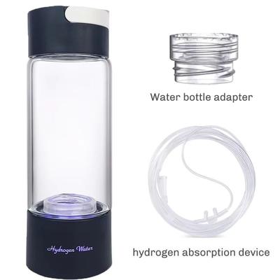 USB Rechargeable Hydrogen Rich Water Generator Bottle With Titanium Electrolysis upgraded