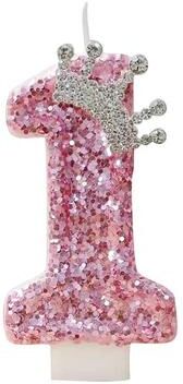 Uplift Picks Pink Princess Crown Number Candle Makes Birthday Cakes Feel Truly Royal #1