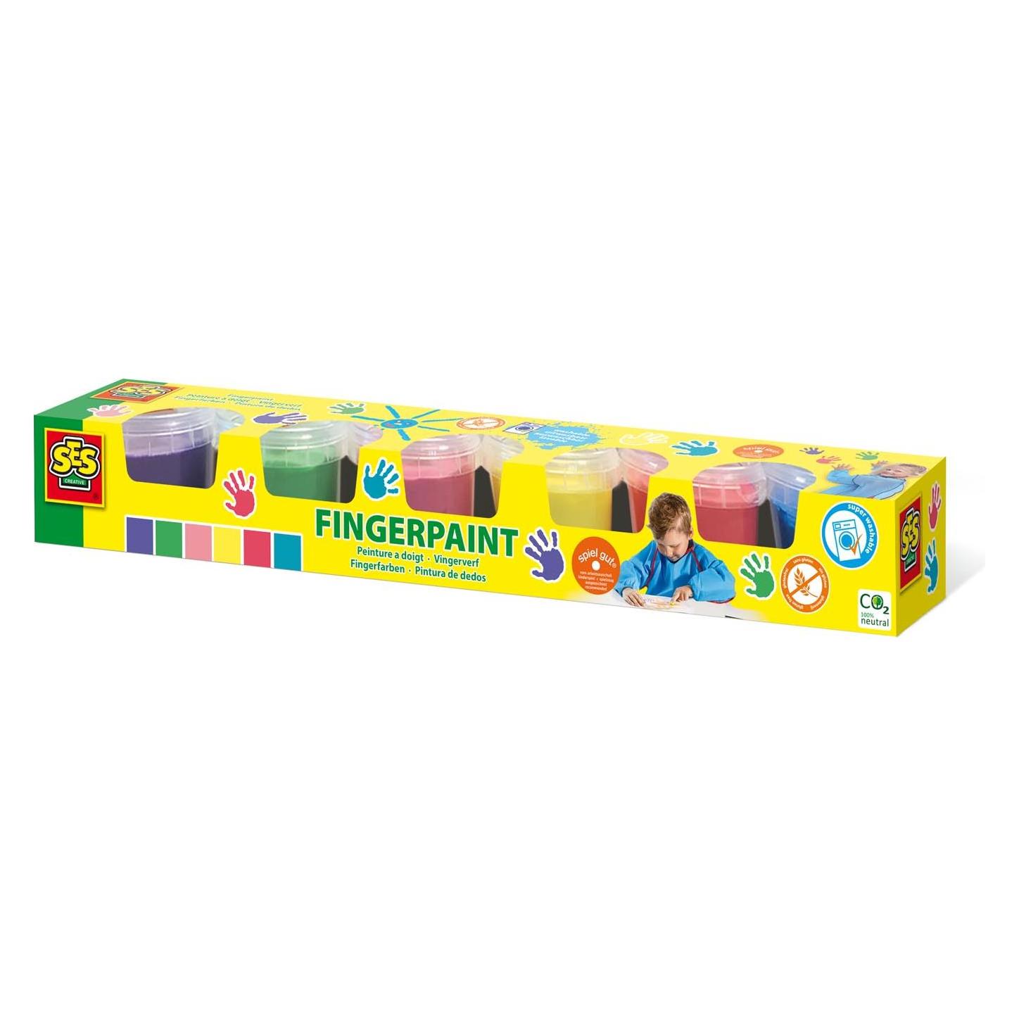 Ses Handbemalte Farbe, 6 Farben (720 ml) (S00315)