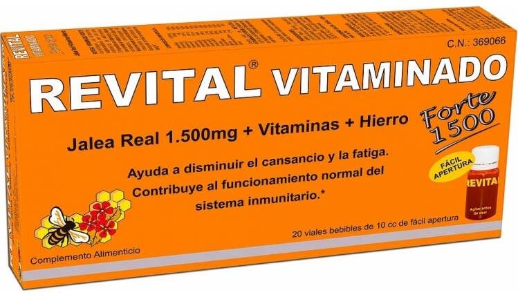 Revital Vitaminado Forte 1.500 20 viales