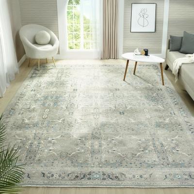 KALATY Ashford Faded Lattice Area Rug