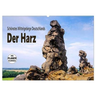Der Harz - Schönstes Mittelgebirge Deutschlands (Wandkalender 2027 DIN A2 quer), CALVENDO Monatskalender