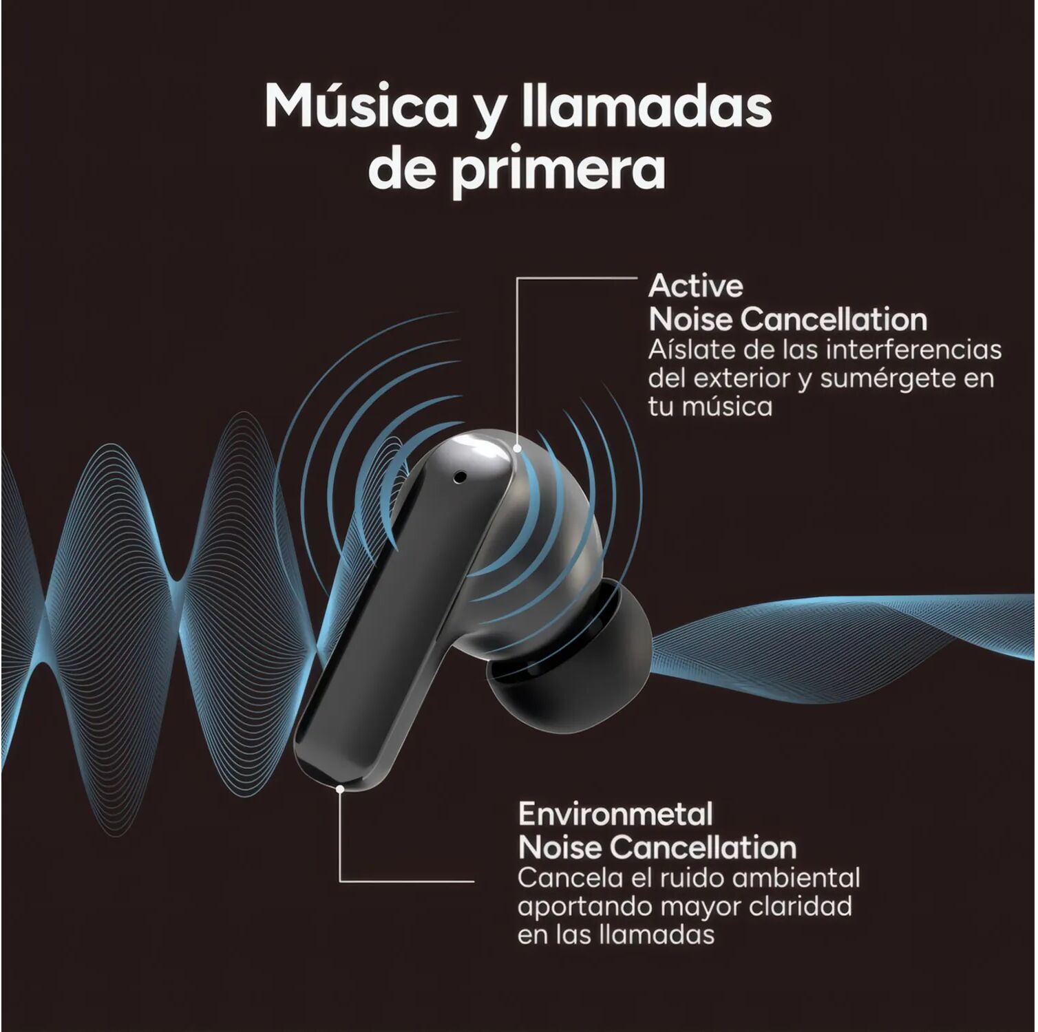Ksix Ultimai Black / Auriculares Inalámbricos Ksix Ultimai / Ia Integrada