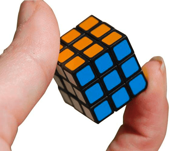 Worlds Smallest World's Smallest Rubik's Cube - Small - Puzzle Toy for All Ages