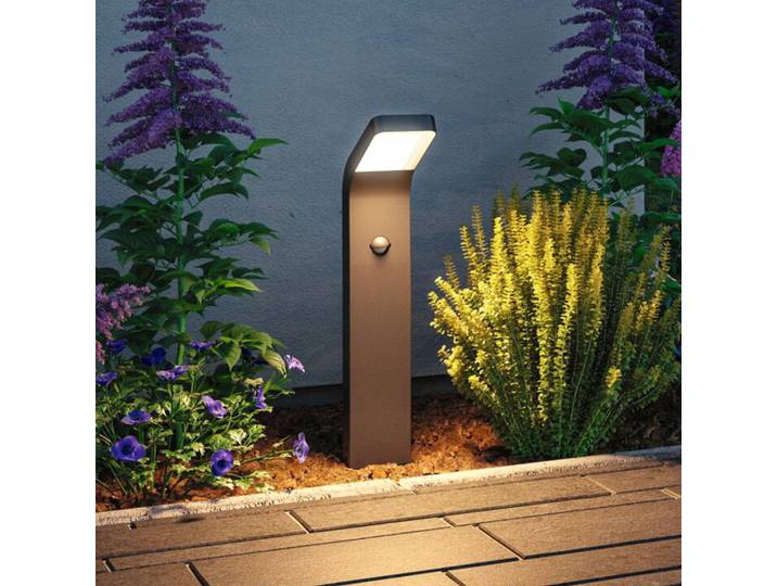 Paulmann LED Wegeleuchte mit Bewegungsmelder Kulma, schwarz, Aluminium, LED Außenleuchte