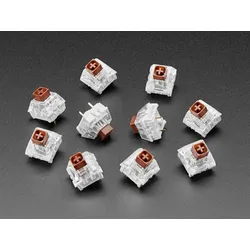 Kailh Mechanische Taster, Taktil Brown, 10 Stück