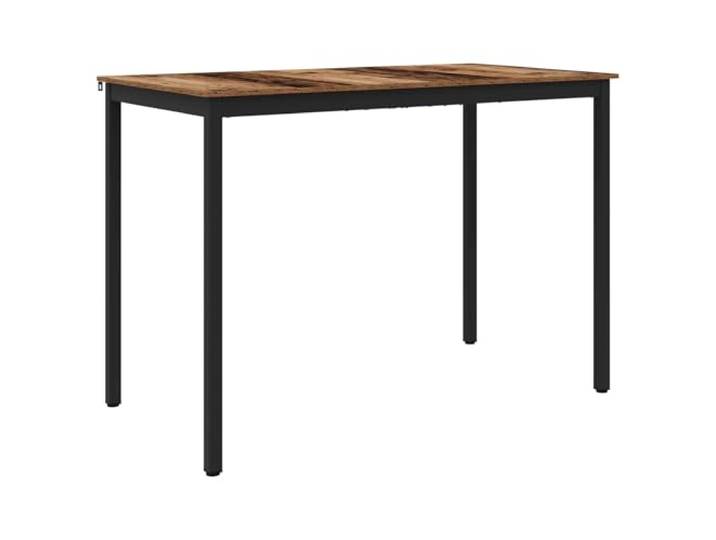 KDACVBMG Stehtisch, rechteckig, Holz Füße aus Metall, robuster Rahmen, einfache Reinigung, einfache Montage, schlichter Stil, moderne Dekoration