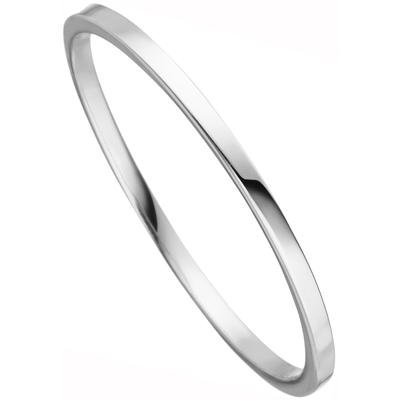 Fingerring JOBO "Zarter Weißgold-Ring" Gr. 52, weiß (weißgold 333), Fingerringe, Damen, 52, Weißgold 333, Fingerring, 333 Weißgold